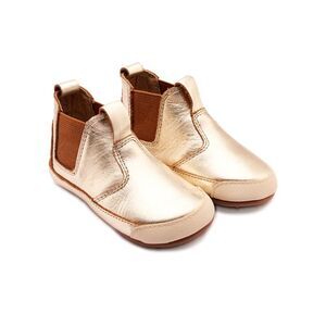 Old Soles Metallic Gold Kids Sneakers
